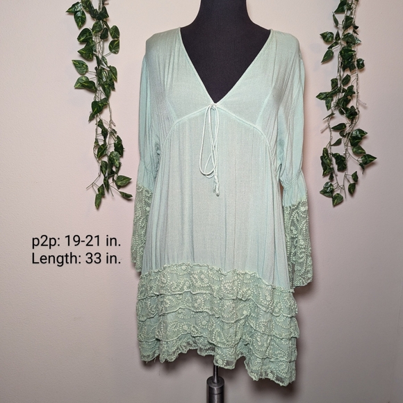 VELZERA Aqua Mini Boho dress - Picture 6 of 6